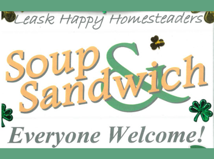 March 14th – Soup and Sandwich