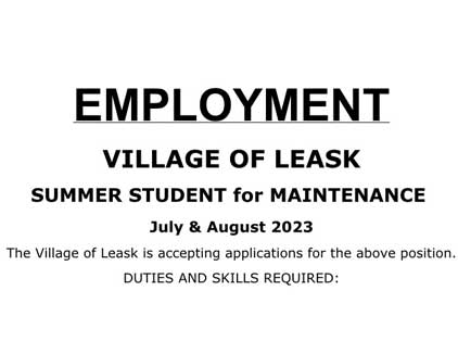 Summer Employment