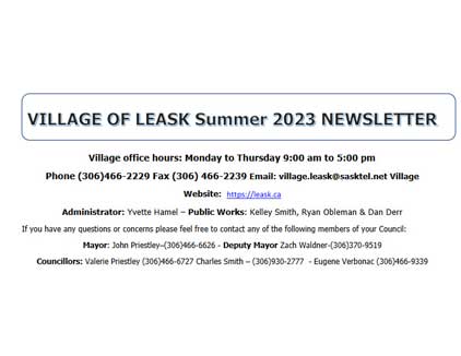 Summer Newsletter 2023