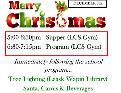 Christmas Supper and Program
