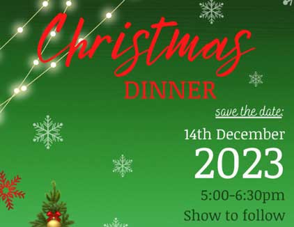 Christmas Dinner December 14th 2023