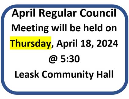 April Council Meeting