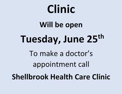 Clinic Dates – June 2024