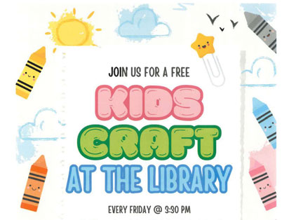 Kids Craft at the Library