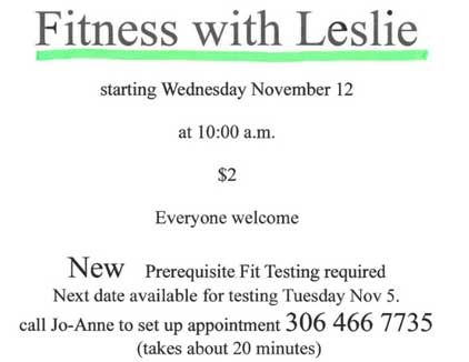 Fitness with Leslie