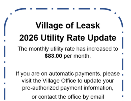 2026 Utility Rate Update